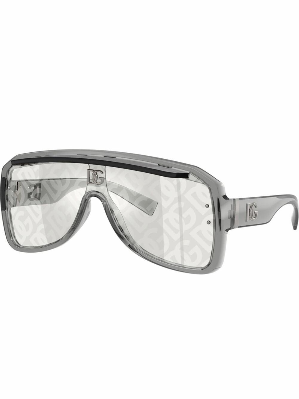 NEW!!! Dolce & Gabbana DG6205 3160AL Monogram Shield Sunglasses Authentic